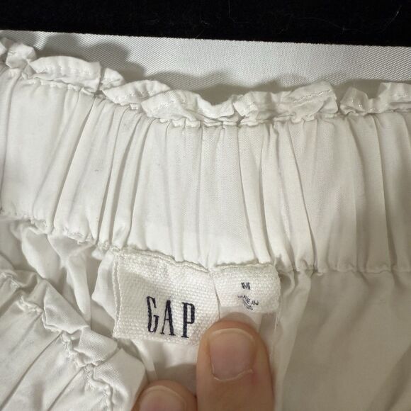 Gap Blouse Women's Medium White Long Sleeve Off the Shoulder 100% Cotton - Picture 5 of 11